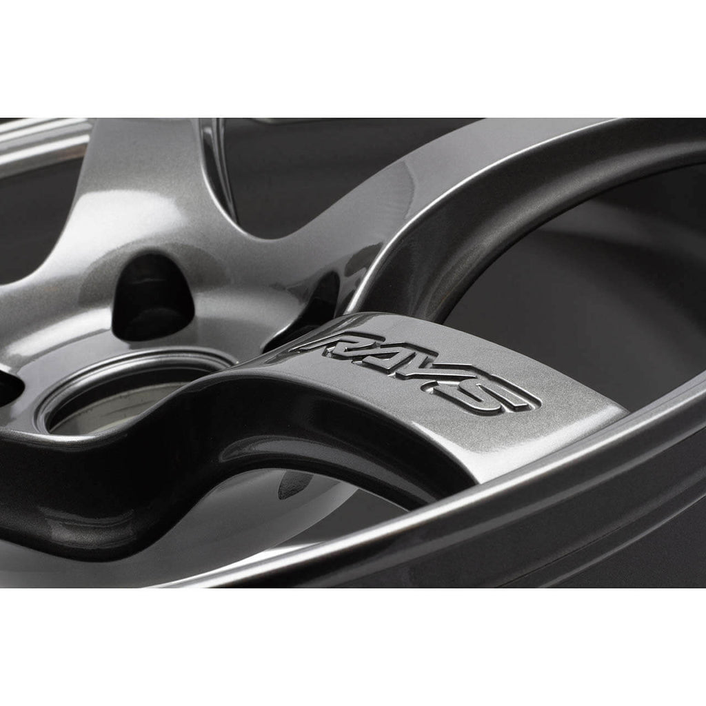 Gram Lights 57CR Wheel - 18x9.5 / +38 / 5x114.3 - HS Gunmetallic - Angle 4