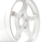 Gram Lights 57CR Wheel - 18x9.5 / +38 / 5x120 - Ceramic White Pearl - Angle 2