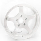 Gram Lights 57CR Wheel - 18x9.5 / +38 / 5x120 - Ceramic White Pearl - Angle 3