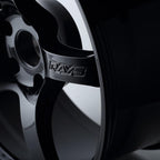 Gram Lights 57CR Wheel - 19x9.5 / +25 / 5x114.3 - Glossy Black - Angle 2