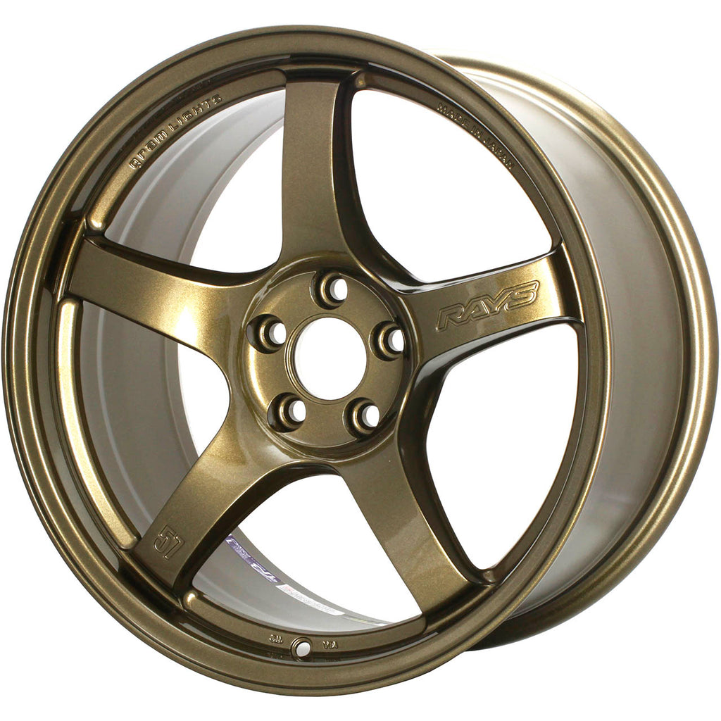 Gram Lights 57CR Wheel - 19x9.5 / +35 / 5x120 - Almite Gold - Angle 2