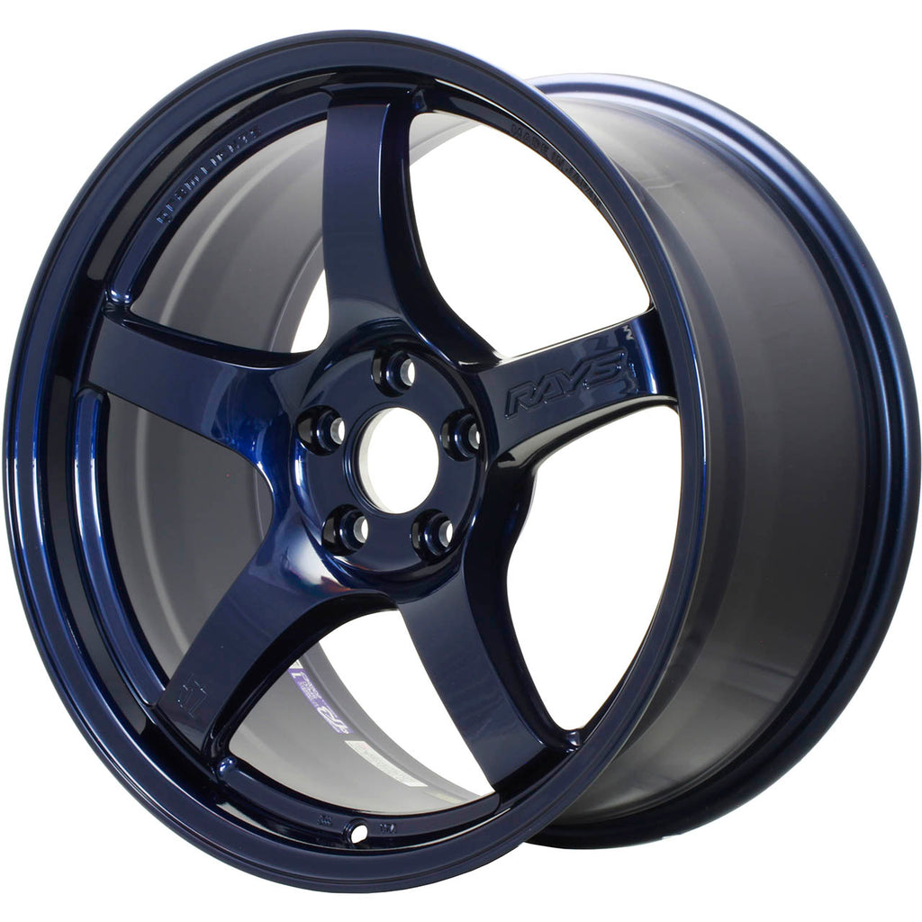 Gram Lights 57CR Wheel - 19x9.5 / +35 / 5x120 - Eternal Blue Pearl - Angle 2