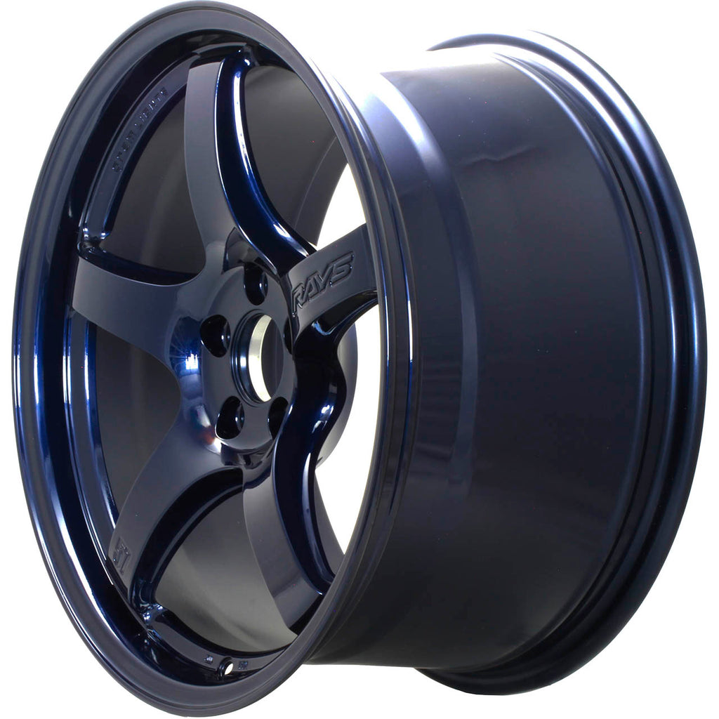 Gram Lights 57CR Wheel - 19x9.5 / +35 / 5x120 - Eternal Blue Pearl - Angle 3