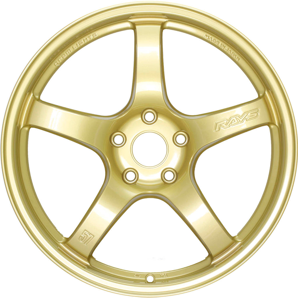Gram Lights 57CR Wheel - 19x9.5 / +45 / 5x114.3 - E8 Gold
