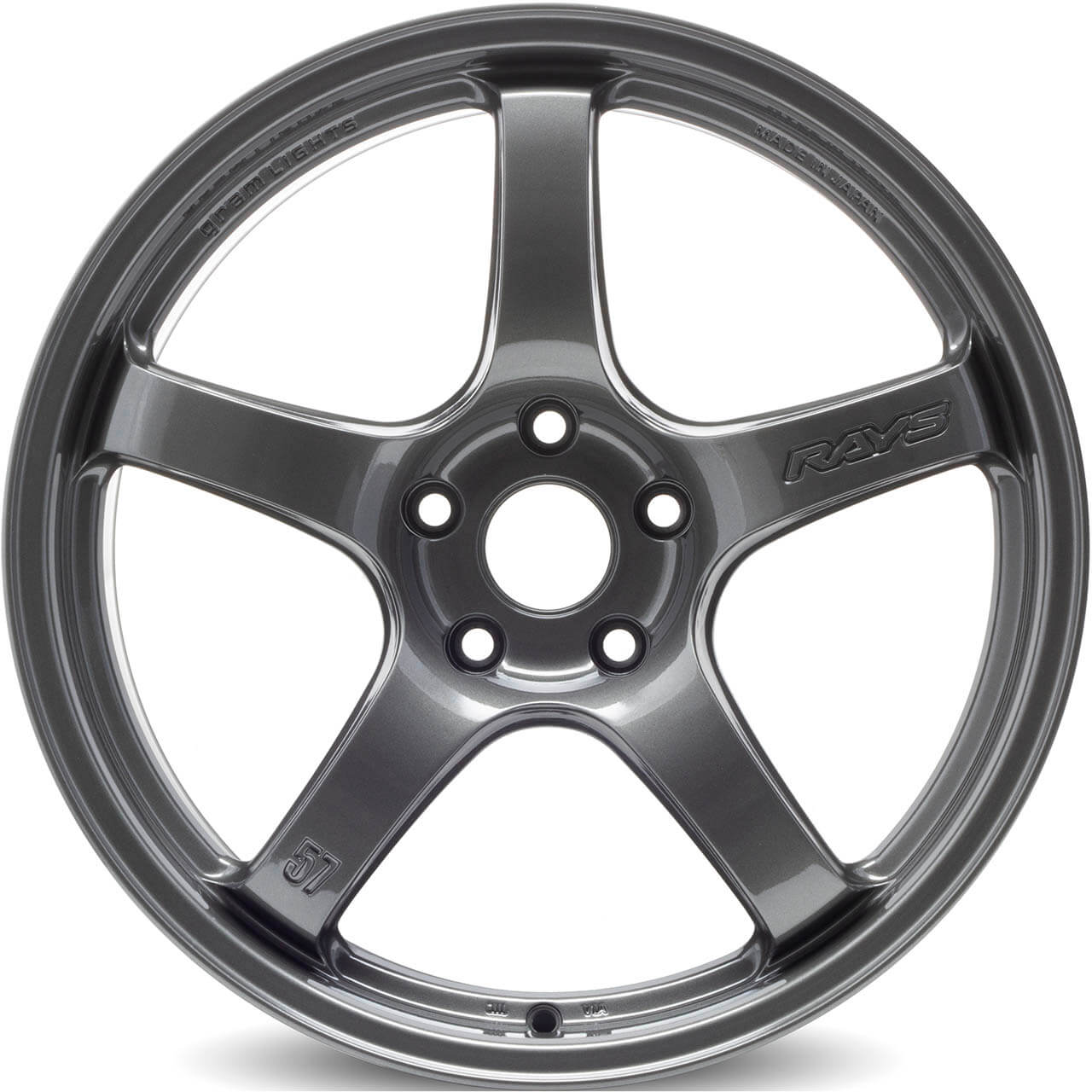 Gram Lights 57CR Wheel - 19x9.5 / +45 / 5x114.3 - HS Gunmetallic