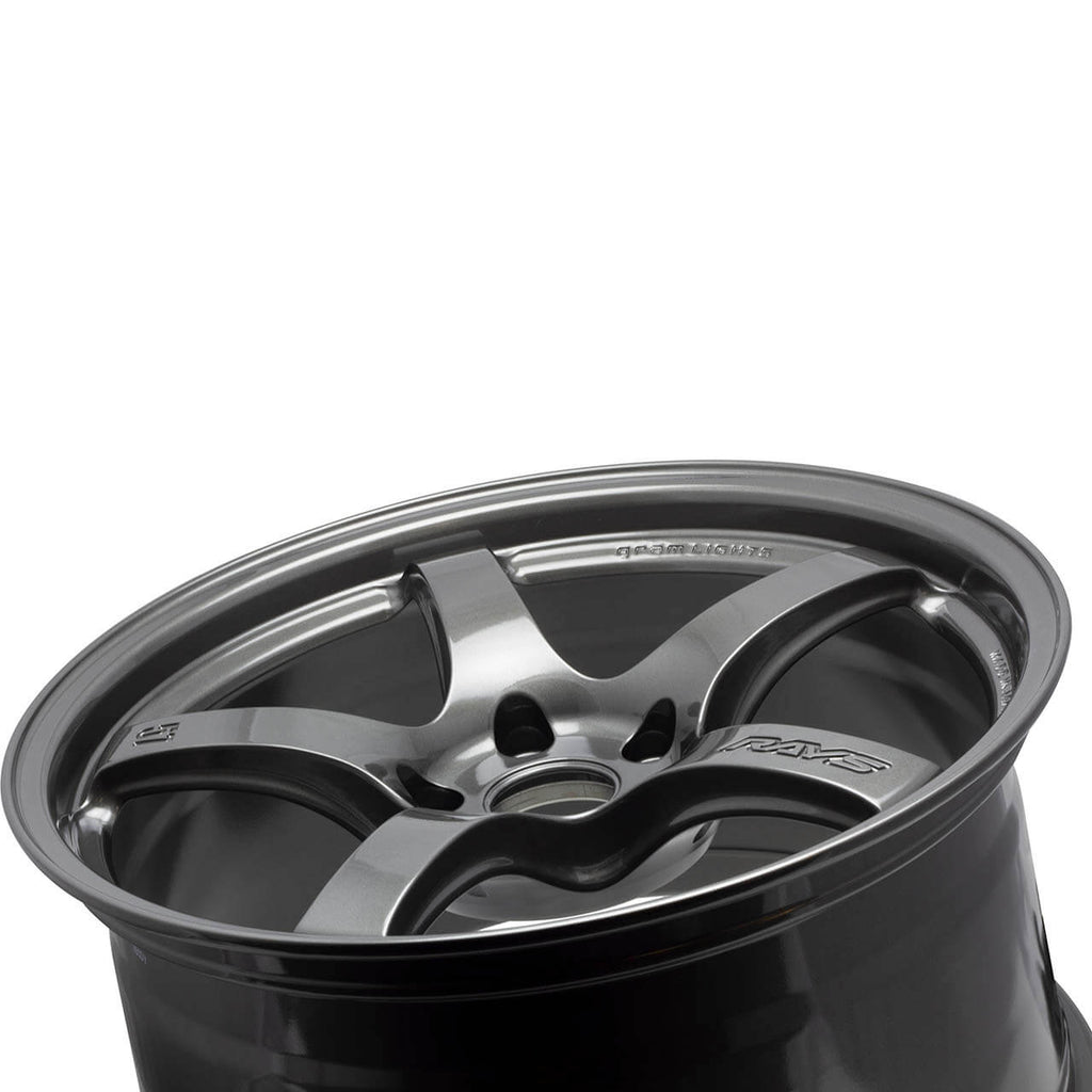Gram Lights 57CR Wheel - 19x9.5 / +45 / 5x114.3 - HS Gunmetallic - Angle 3
