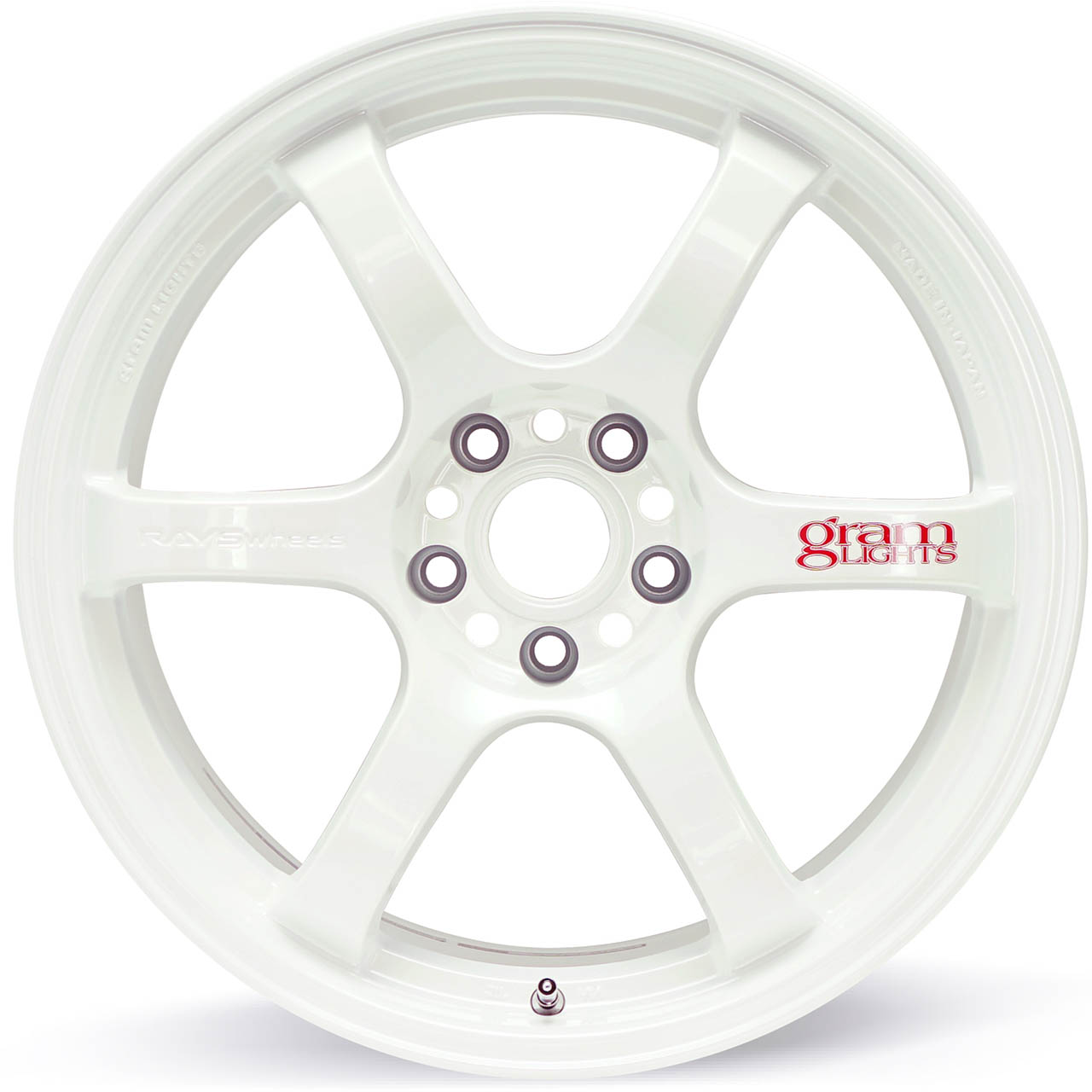 Gram Lights 57DR Wheel - 15x8 / +28 / 4x100 - Champion White