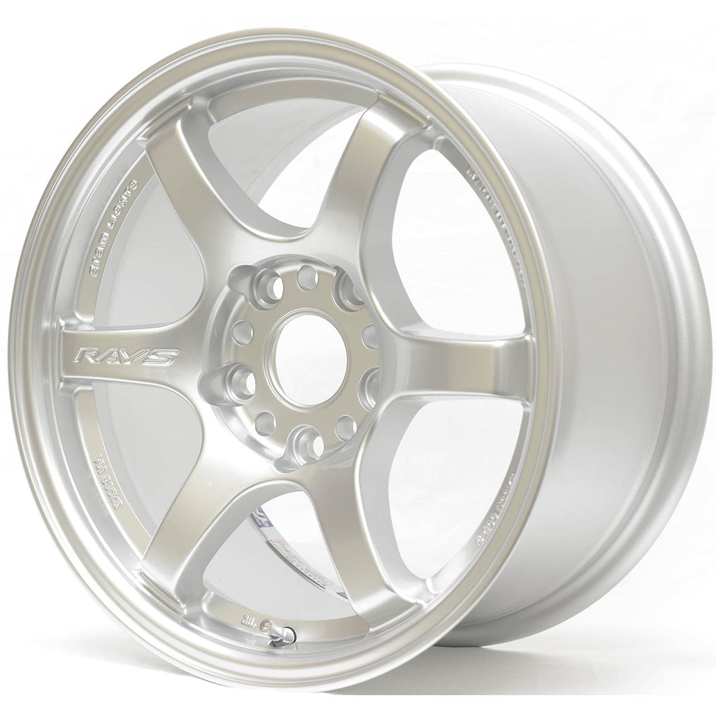 Gram Lights 57DR Wheel - 15x8 / +28 / 4x100 - Sunlight Silver - Angle 2