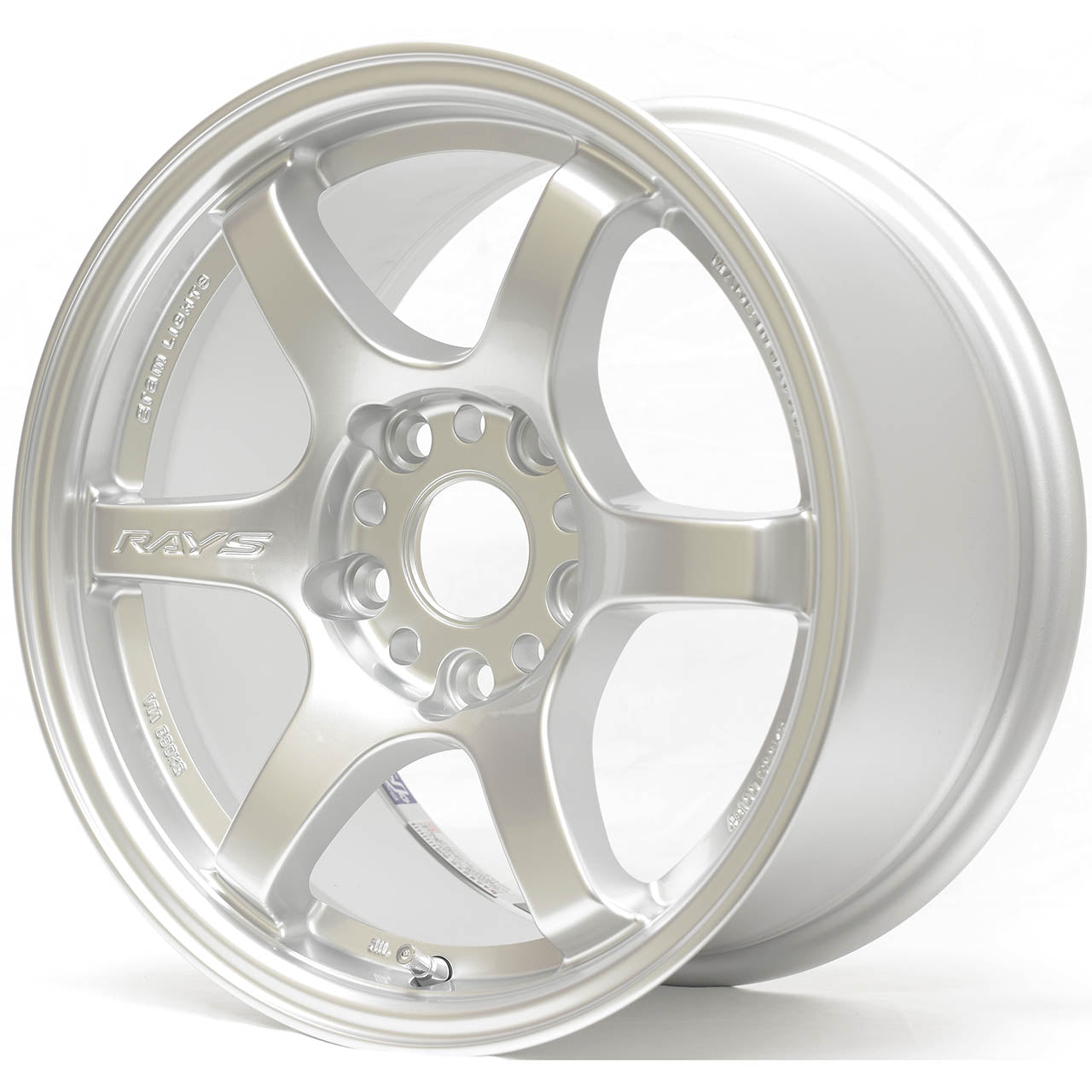 Gram Lights 57DR Wheel - 15x8 / +28 / 4x100 - Sunlight Silver - Angle 2