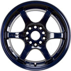 Gram Lights 57DR Wheel - 15x8 / +35 / 5x114.3 - Dark Blue - Angle 2