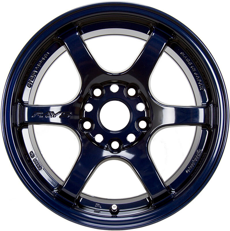 Gram Lights 57DR Wheel - 15x8 / +35 / 5x114.3 - Dark Blue - Angle 2