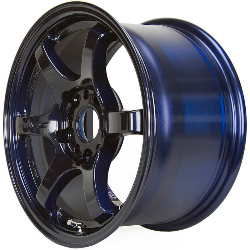 Gram Lights 57DR Wheel - 15x8 / +35 / 5x114.3 - Dark Blue - Angle 3