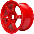 Gram Lights 57DR Wheel - 15x8 / +35 / 5x114.3 - Red - Angle 3
