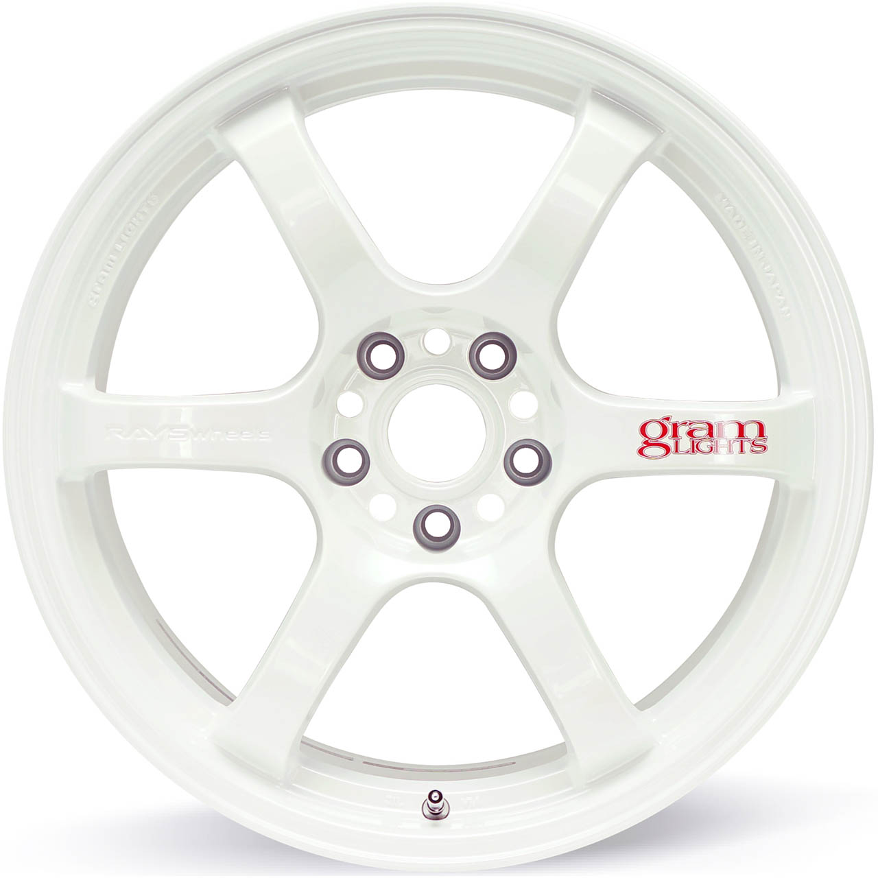 Gram Lights 57DR Wheel - 17x9 / +22 / 5x114.3 - Ceramic White Pearl