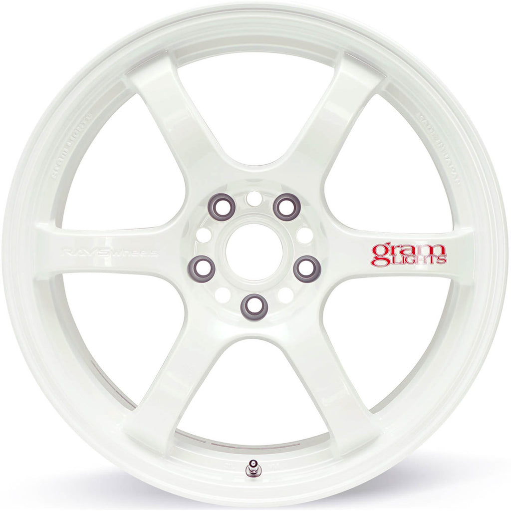 Gram Lights 57DR Wheel - 17x9 / +38 / 5x100 - Ceramic White Pearl