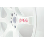 Gram Lights 57DR Wheel - 18x10.5 / +12 / 5x114.3 - Ceramic White Pearl - Angle 3