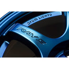 Gram Lights 57DR Wheel - 18x10.5 / +22 / 5x114.3 - Spatta Blue - Angle 3