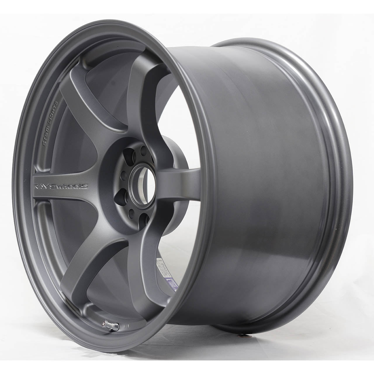 Gram Lights 57DR Wheel - 18x8.5 / +37 / 5x114.3 - Gun Blue II - Angle 4