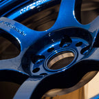 Gram Lights 57DR Wheel - 18x9.5 / +12 / 5x114.3 - Eternal Blue Pearl - Angle 3