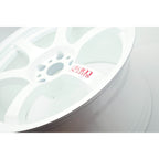 Gram Lights 57DR Wheel - 18x9.5 / +22 / 5x114.3 - Ceramic White Pearl - Angle 4