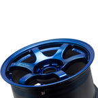 Gram Lights 57DR Wheel - 18x9.5 / +22 / 5x114.3 - Spatta Blue - Angle 4
