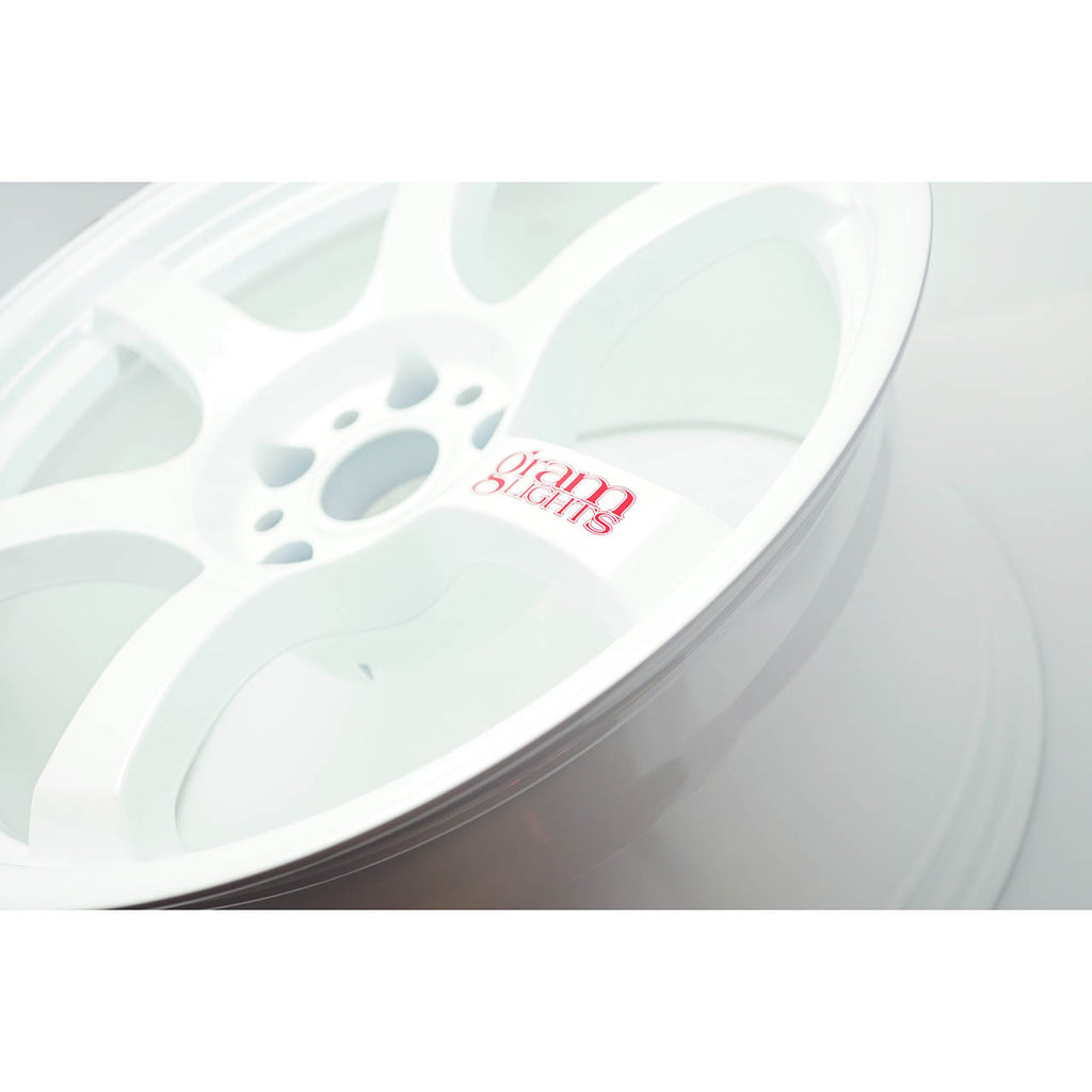 Gram Lights 57DR Wheel - 18x9.5 / +38 / 5x100 - Ceramic White Pearl - Angle 4