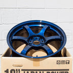 Gram Lights 57DR Wheel - 18x9.5 / +38 / 5x100 - Eternal Blue Pearl - Angle 2