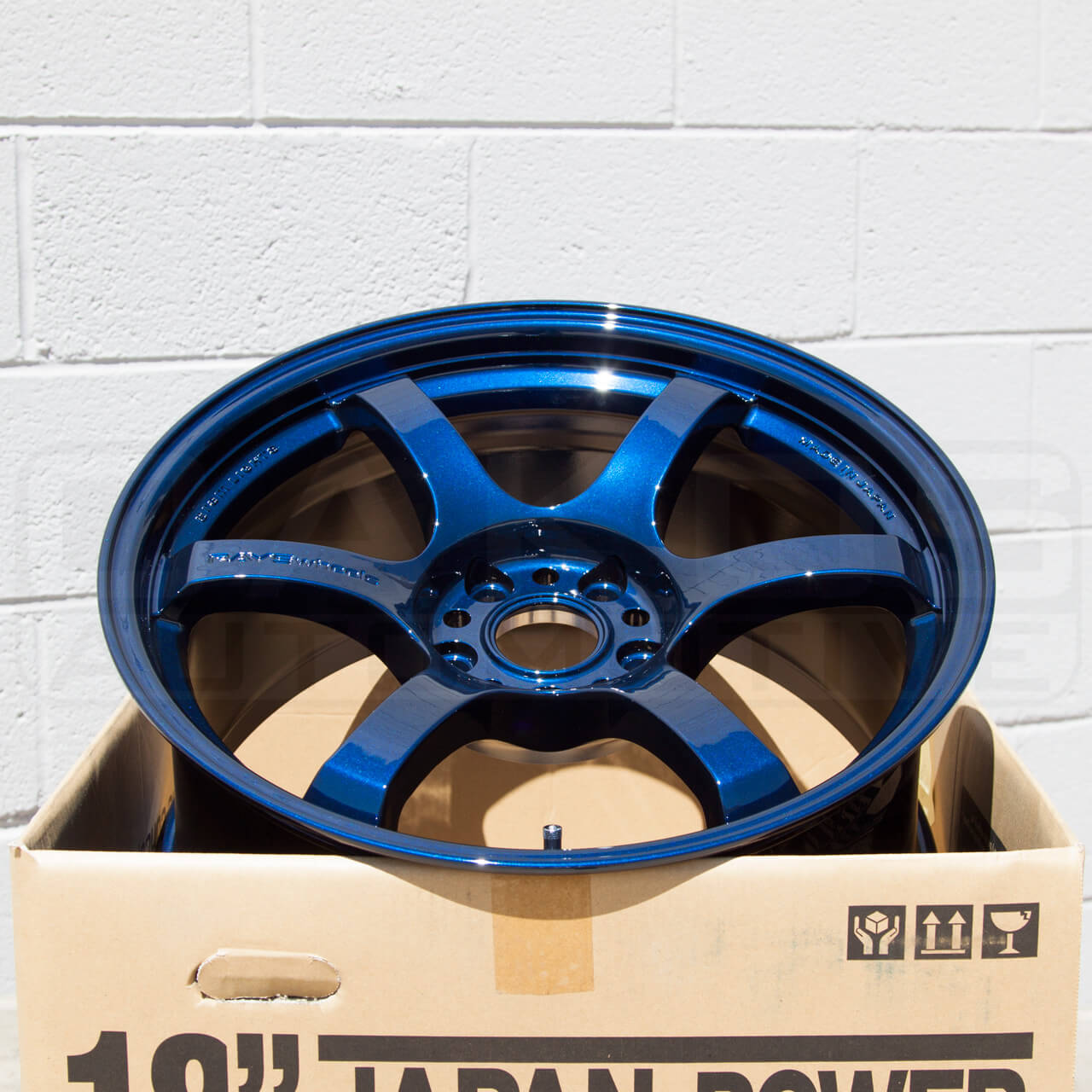 Gram Lights 57DR Wheel - 18x9.5 / +38 / 5x100 - Eternal Blue Pearl - Angle 2