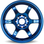 Gram Lights 57DR Wheel - 18x9.5 / +38 / 5x100 - Spatta Blue