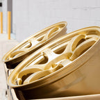 Gram Lights 57DR Wheel - 18x9.5 / +38 / 5x114.3 - E8 Gold - Angle 7