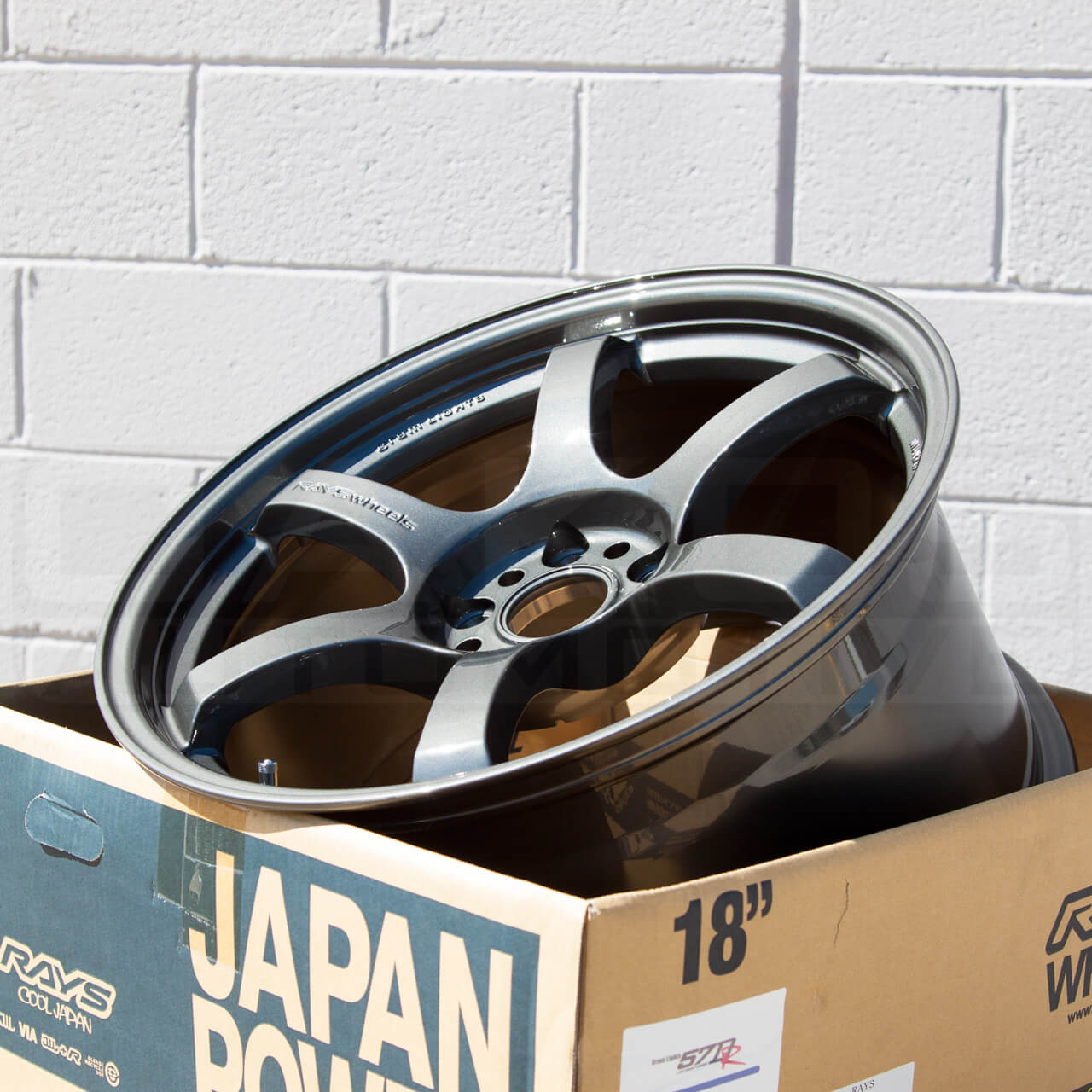 Gram Lights 57DR Wheel - 18x9.5 / +38 / 5x114.3 - HS Gunmetallic