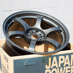 Gram Lights 57DR Wheel - 18x9.5 / +38 / 5x114.3 - HS Gunmetallic - Angle 3