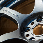Gram Lights 57DR Wheel - 18x9.5 / +38 / 5x114.3 - HS Gunmetallic - Angle 4