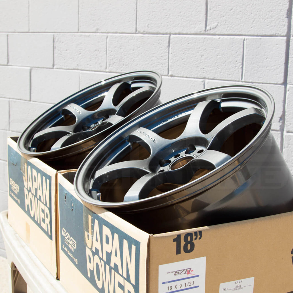 Gram Lights 57DR Wheel - 18x9.5 / +38 / 5x114.3 - HS Gunmetallic - Angle 7