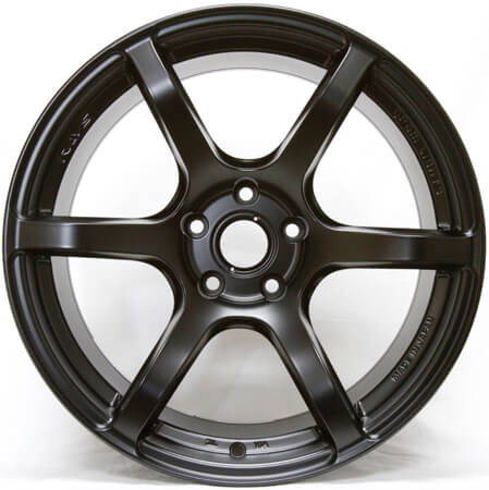 Gram Lights 57DR Wheel - 19x8.5 / +45 / 5x100 - Semi-Gloss Black
