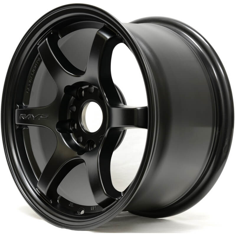 Gram Lights 57DR Wheel - 19x9.5 / +35 / 5x114.3 - Semi-Gloss Black - Angle 2