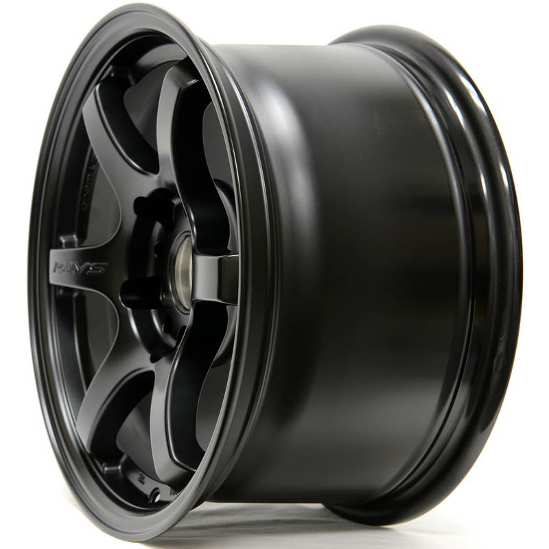 Gram Lights 57DR Wheel - 19x9.5 / +45 / 5x100 - Semi-Gloss Black - Angle 3