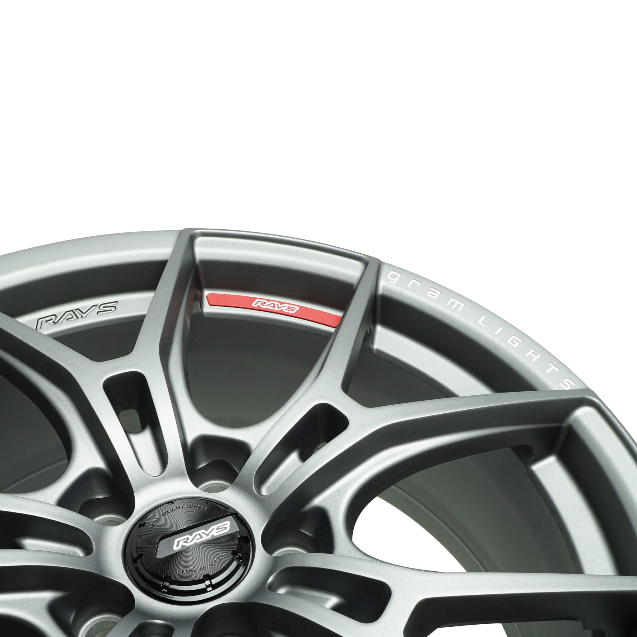 Gram Lights 57FXZ Overseas Wheel - 18x8.5 / +45 / 5x114.3 - Matte Graphite w/ Machining - Angle 3