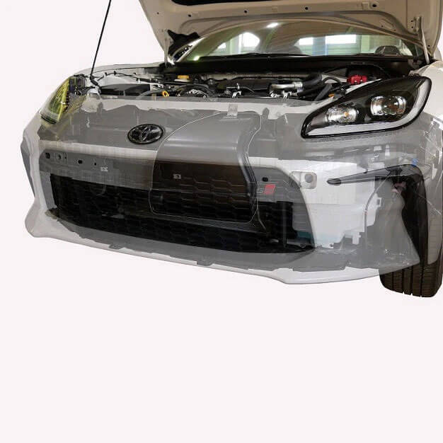 Greddy Air Intake Snorkel for Factory Air Box, 2022-2025 BRZ & GR86 - Angle 3