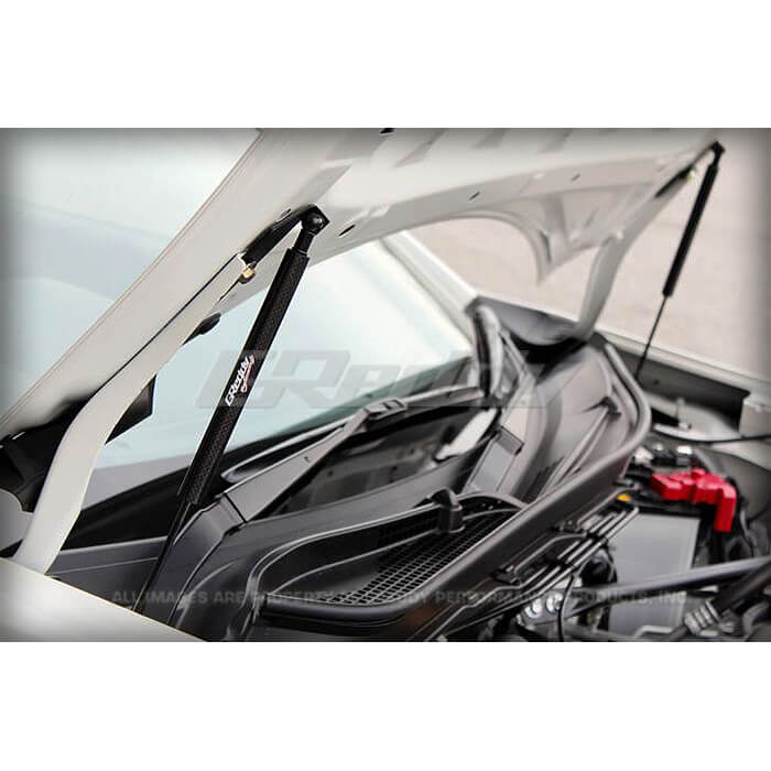 Greddy Carbon Fiber Hood Damper Kit, 2013-2020 BRZ/FR-S/86