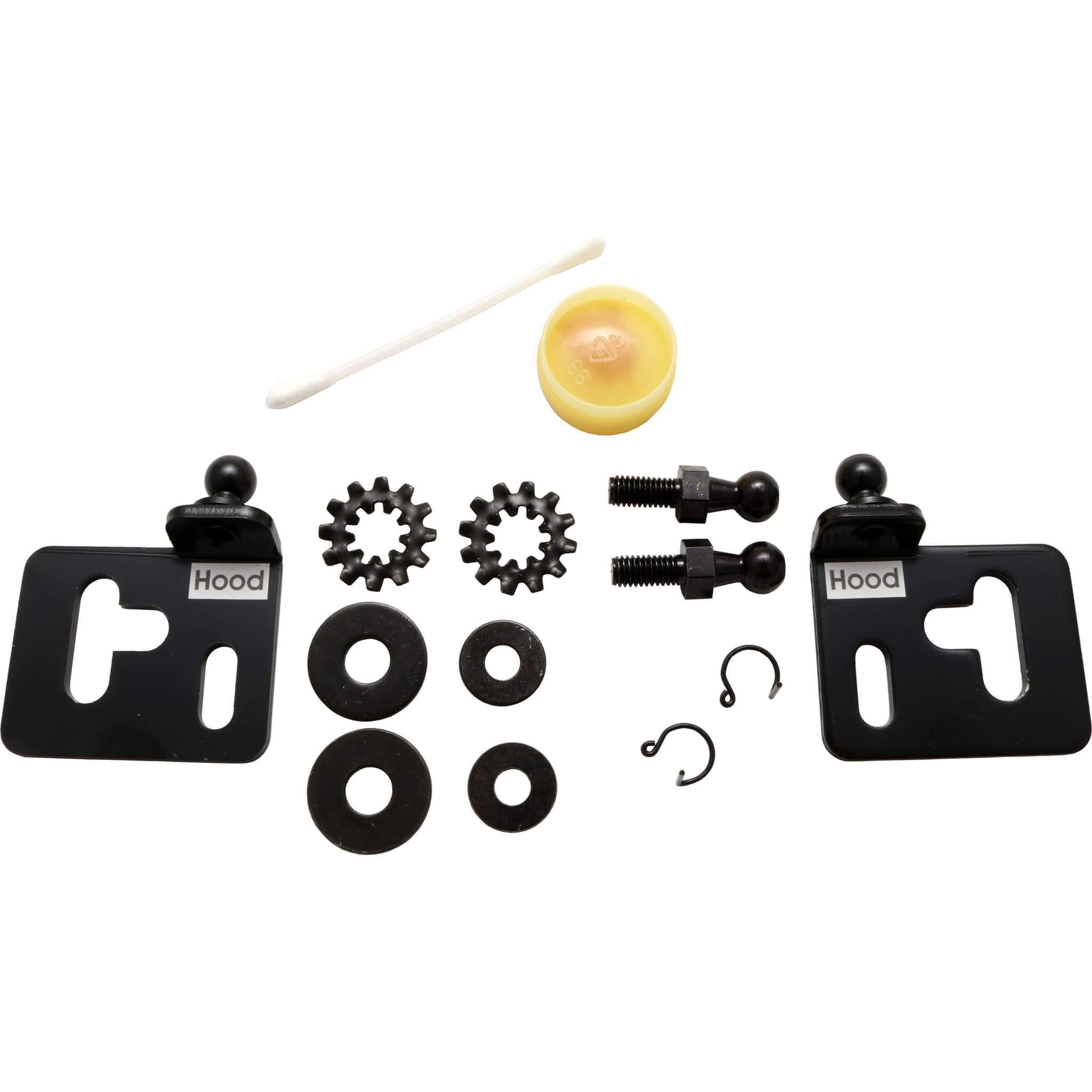 Greddy Carbon Fiber Hood Damper Kit, 2005-2007 WRX & 2005-2007 STi - Angle 3