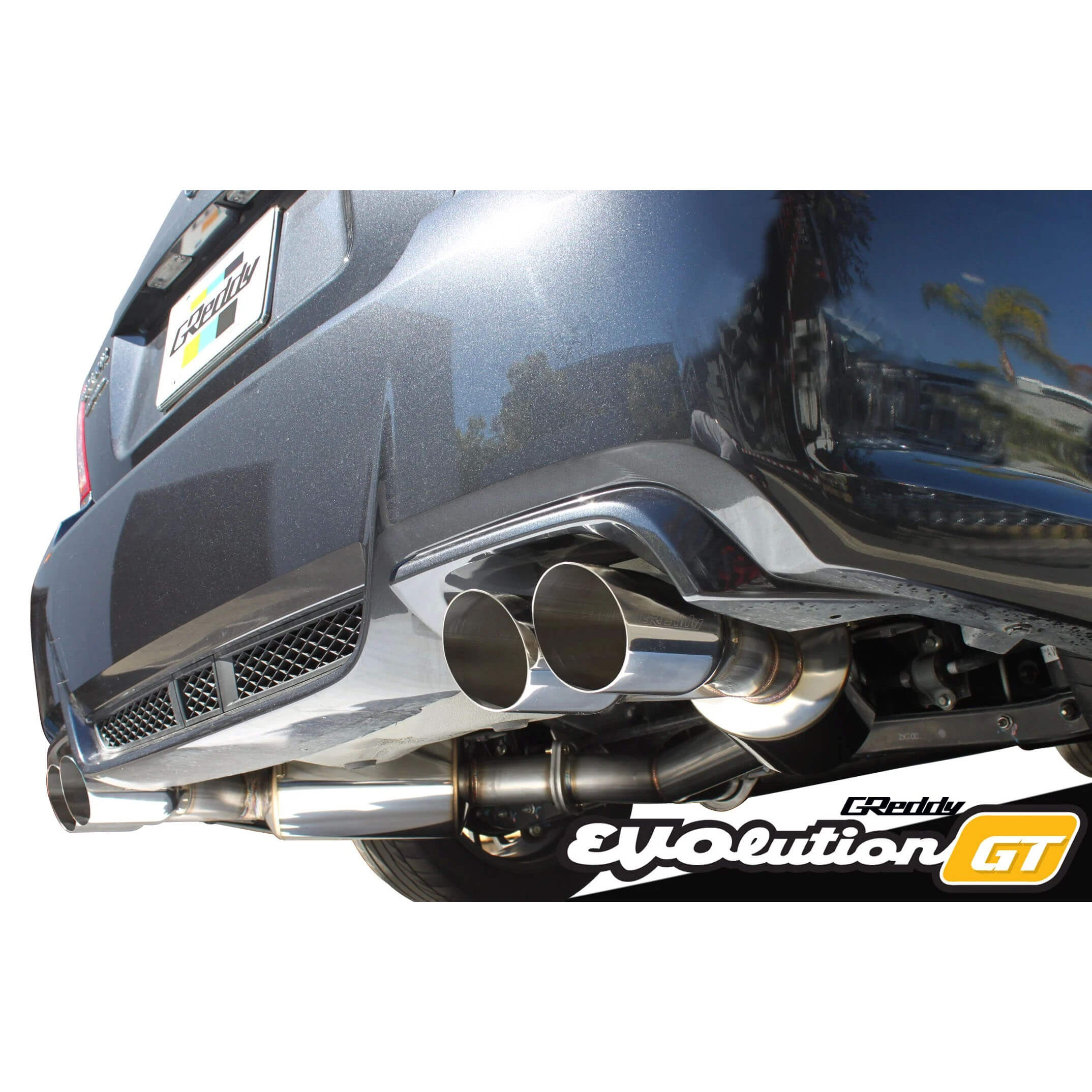 Greddy Cat-Back Exhaust System, 2011-2014 WRX & 2011-2014 STi (Sedan) - Angle 4