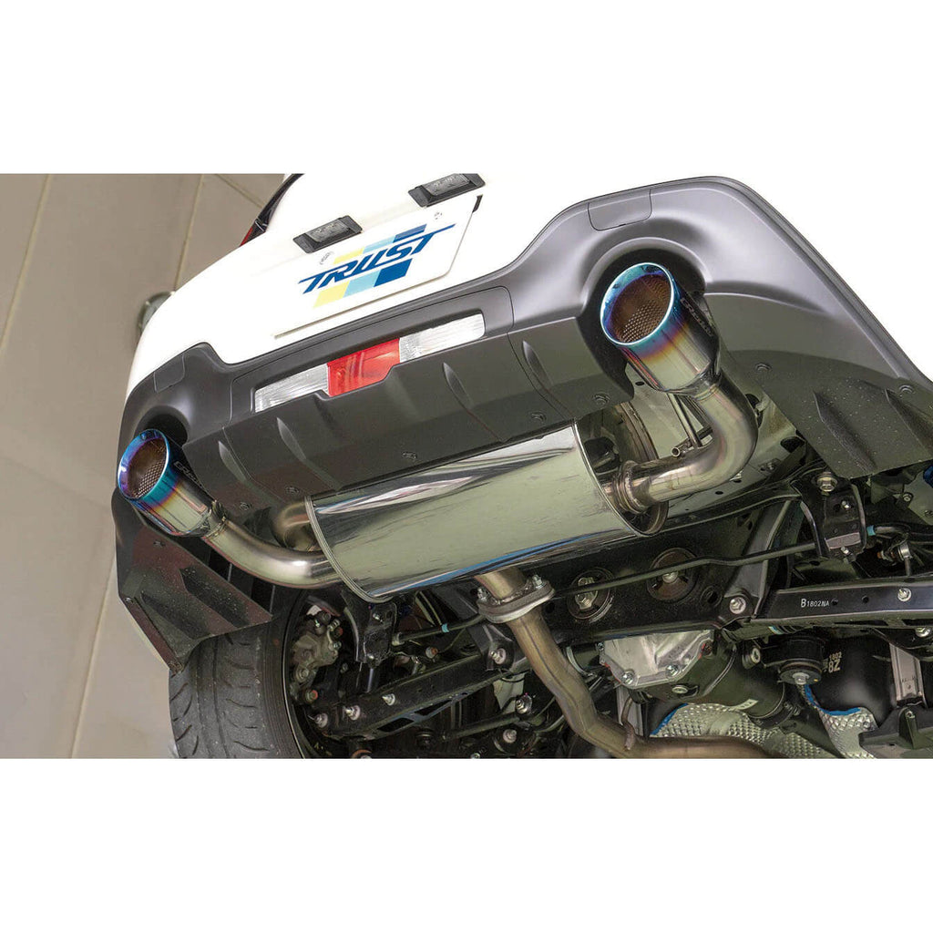 Greddy Comfort Sport GTS Catback Exhaust, 2022-2026 BRZ & GR86 - Angle 4