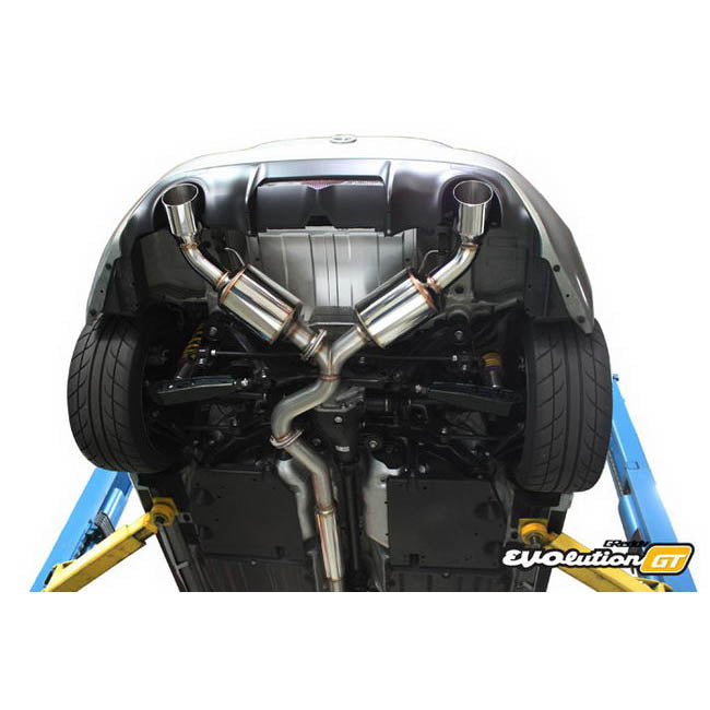 Greddy Evolution GT Cat-Back Exhaust System, 2013-2016 BRZ & FR-S - Angle 2