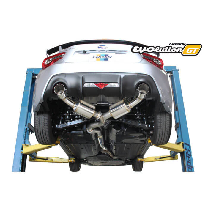 Greddy Evolution GT Cat-Back Exhaust System, 2017-2020 BRZ & 86 - Angle 3