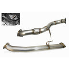 Greddy Front Over Pipe & Mid-Pipe Combo, 2017-2021 Civic Type R - Angle 2