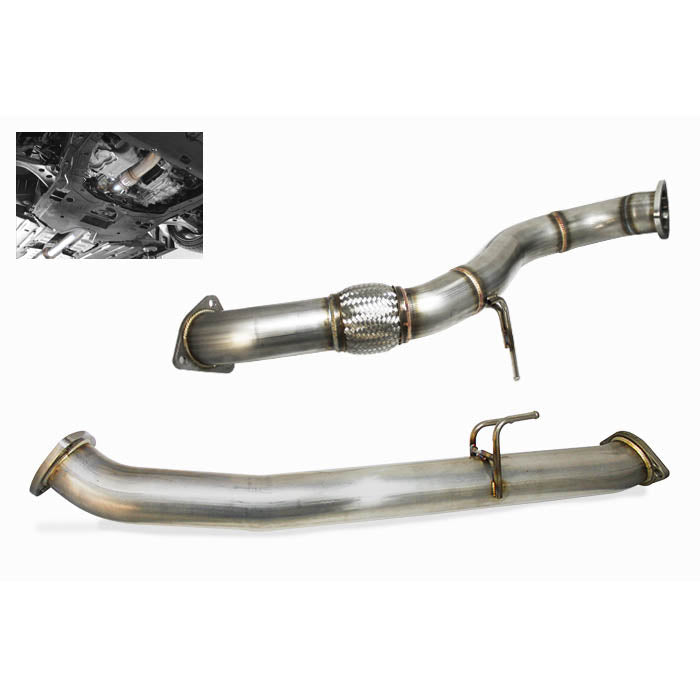 Greddy Front Over Pipe & Mid-Pipe Combo, 2017-2021 Civic Type R - Angle 2