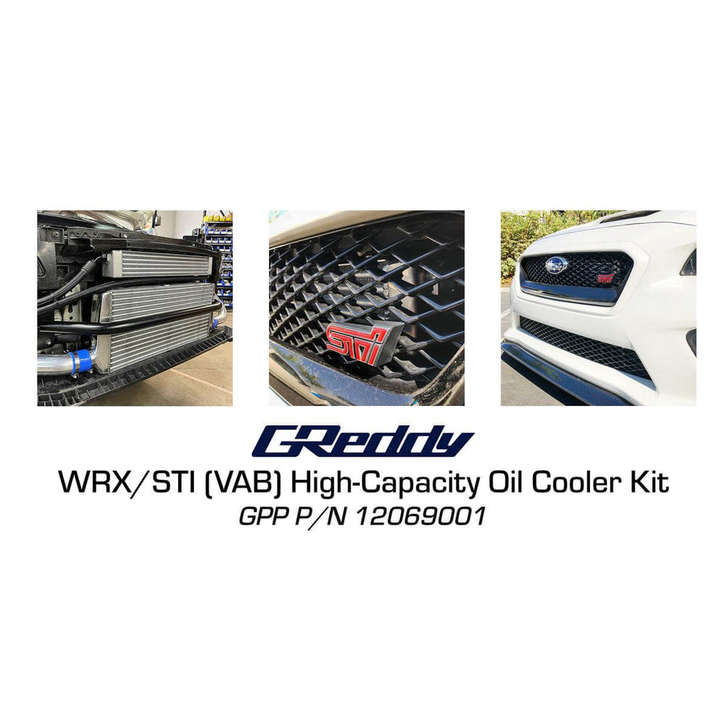 Greddy Hi-Capacity Oil Cooler Kit, 2015-2021 STi - Angle 2