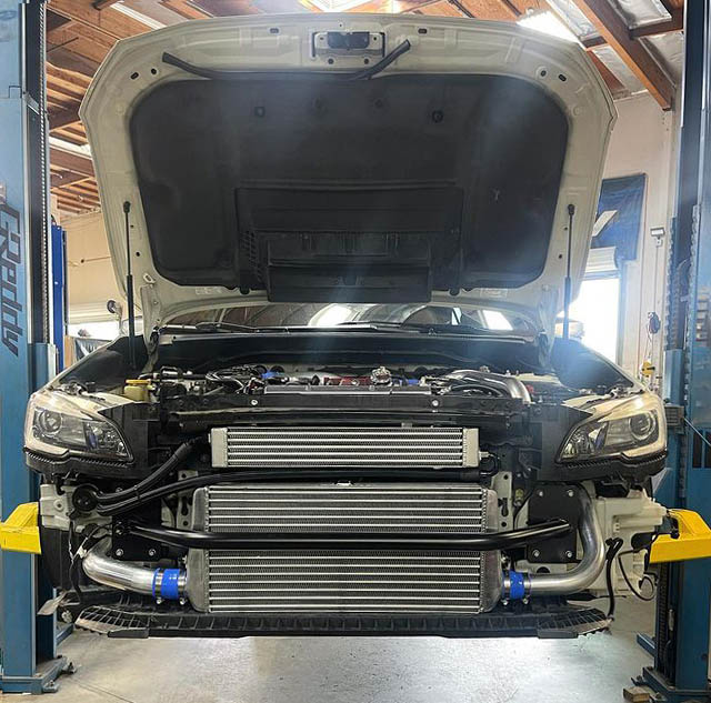 Greddy Hi-Capacity Oil Cooler Kit, 2015-2021 STi - Angle 3