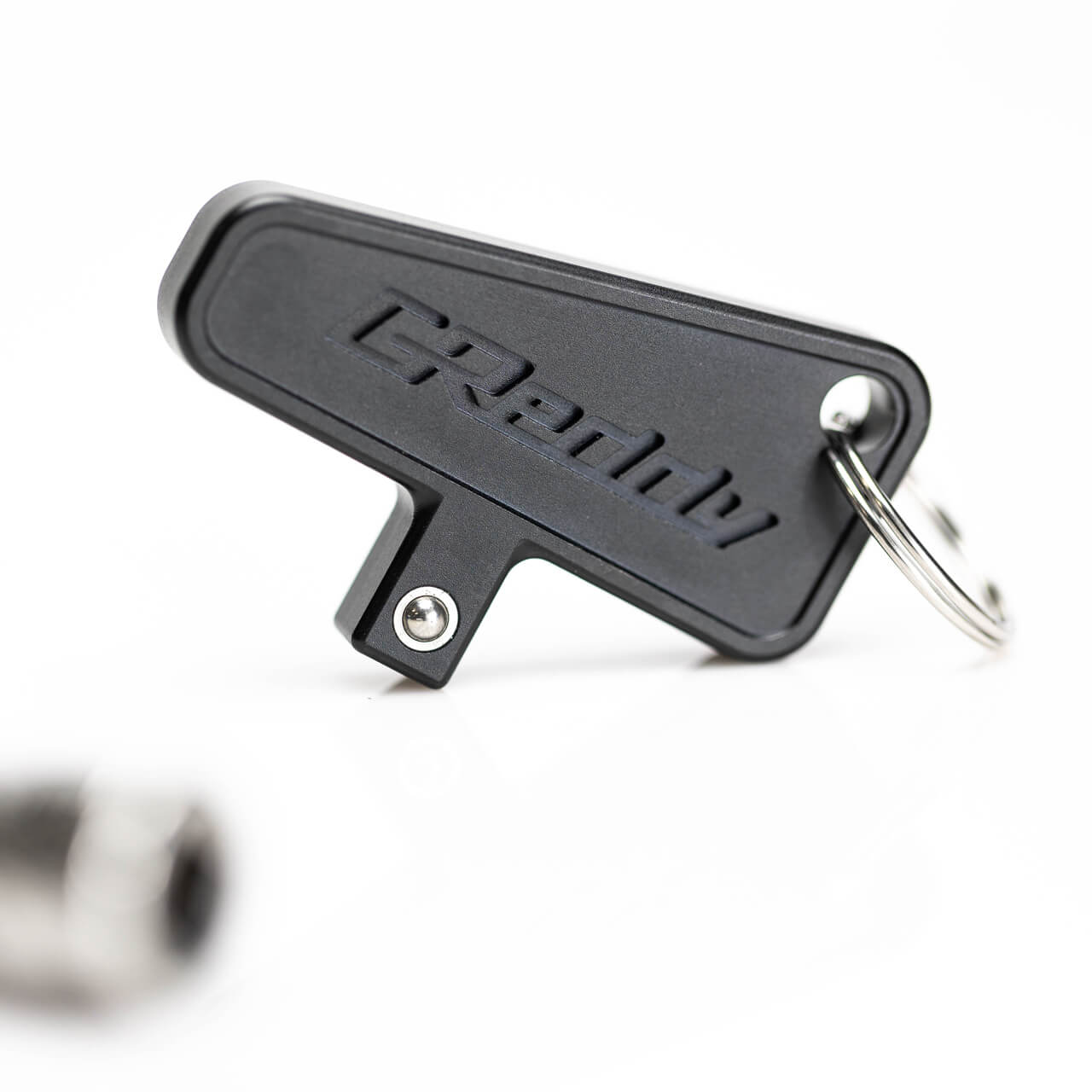 Greddy Master Switch Keychain (3/8in Drive, Black) - Angle 3
